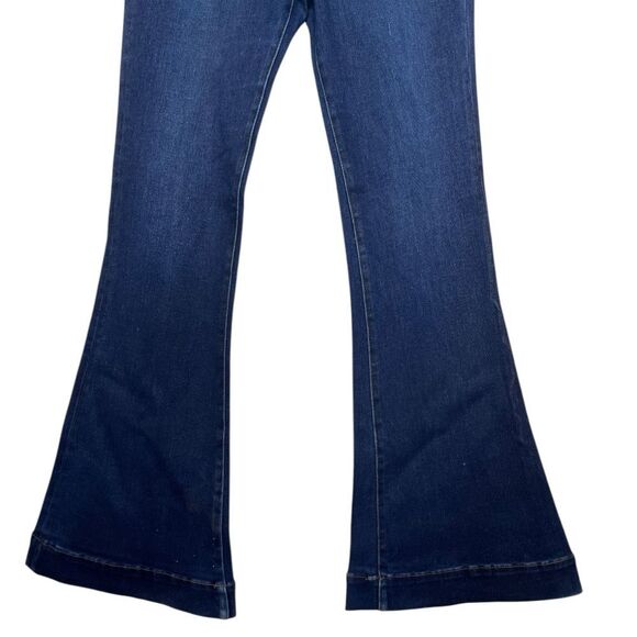 VERVET | T5276 Stretch Flare Bell Bottom High Rise Denim Jeans 30 - Picture 5 of 8